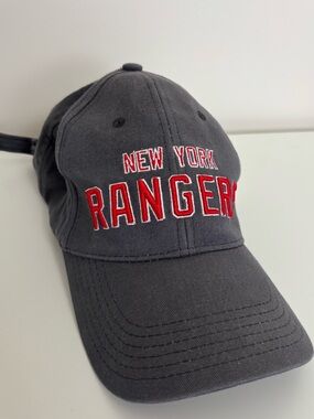 New York Rangers Embroidered Gray/Blue Cap